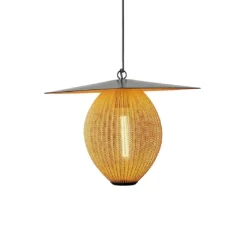 Suspension, Satellite Outdoor, moutarde doré, IP65, L57cm, H38,5cm - Gubi