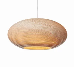 Suspension, Scraplights, Disc 24, blonde, Ø61cm, H26cm - Graypants