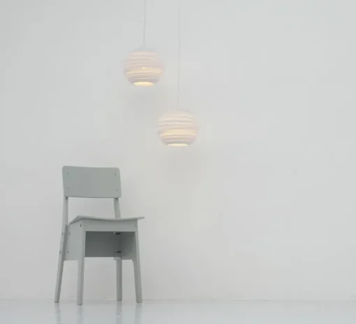 Suspension, Scraplights, Moon 10, blanc, Ø26cm, H22cm - Graypants