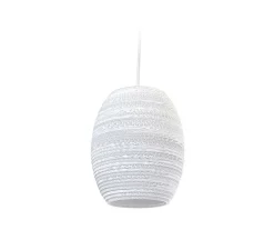 Suspension, Scraplights, Oliv, blanc, Ø19cm, H22cm - Graypants