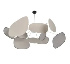 Suspension, Screen 70's XL, lin bouleau, Ø110cm, H45cm - Market Set