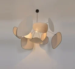 Suspension, Screen 70's XL, lin bouleau, Ø110cm, H45cm - Market Set