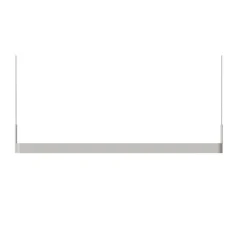 Suspension, Scribe, gris clair mat, LED, 3000K, 111 lm, L130cm, H17cm - Bolia