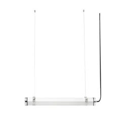 Suspension, Scuba, chrome, IP66, LED, 3000K, 3200 lm, Ø7cm, l60cm - Faro