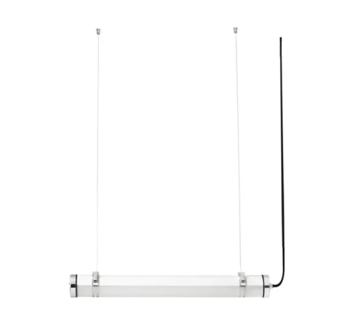 Suspension, Scuba, chrome, IP66, LED, 3000K, 3200 lm, Ø7cm, l60cm - Faro