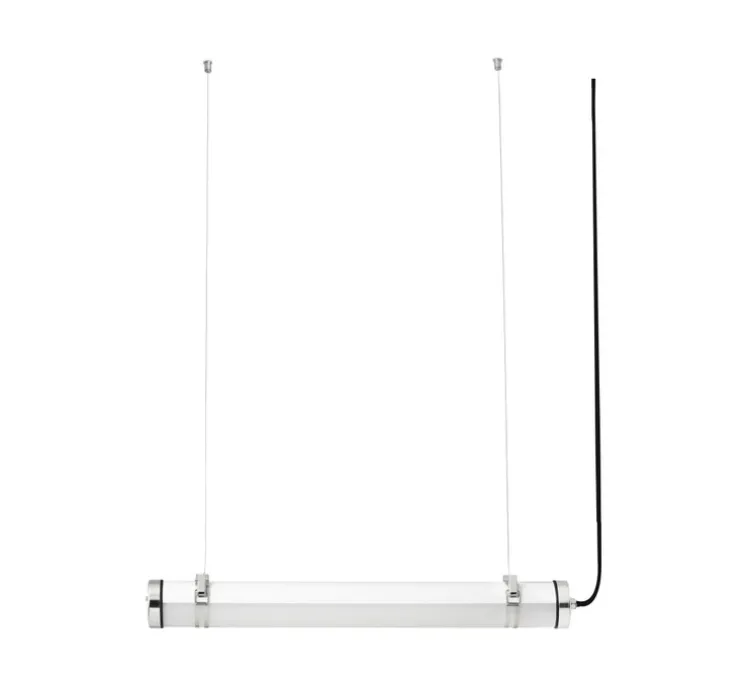 Suspension, Scuba, chrome, IP66, LED, 3000K, 3200 lm, Ø7cm, l60cm - Faro