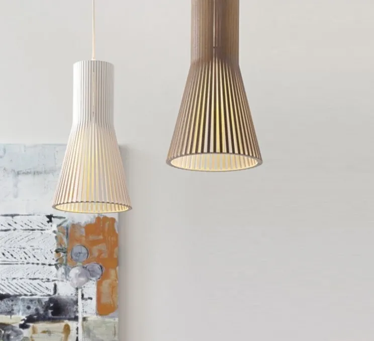 Suspension, Secto 4201, noyer, H45cm, Ø25cm - Secto Design