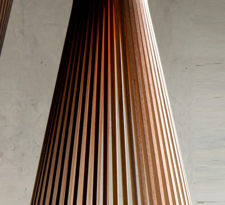 Suspension, Secto 4201, noyer, H45cm, Ø25cm - Secto Design