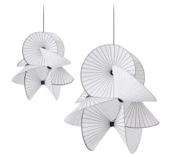 Suspension, Serpentine Light 8, Large, blanc, Ø68cm, H81cm - Moooi