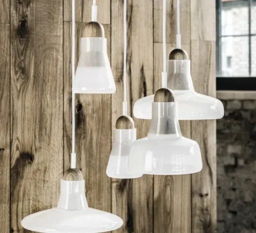Suspension, Shadows, blanc, dimmable, Ø25cm, H15,9cm - Brokis