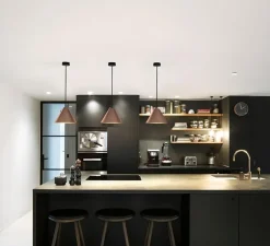 Suspension, Shiek 1.0, LED, cuivre, H11,7cm, Ø17cm - Wever et Ducré