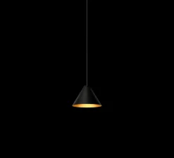 Suspension, Shiek 1.0, LED, Noir, Or, H11,7cm, Ø17cm - Wever et Ducré