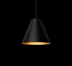 Suspension, Shiek 5.0, LED, or, noir, H26cm, Ø30cm - Wever et Ducré