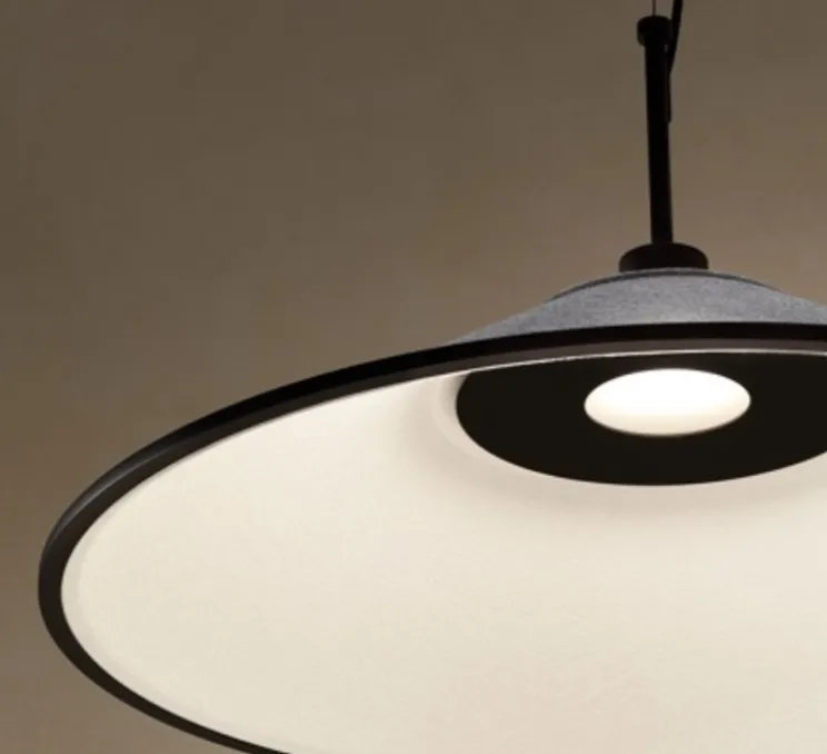 Suspension, Shoemaker, anthracite, LED, dim, 2700k, 1358 lm, Ø66,9cm, H25cm - LEDs C4