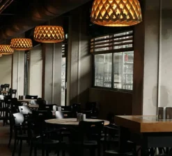 Suspension, Signature 60, bois, bouleau, Ø60cm, H30cm - Pilke