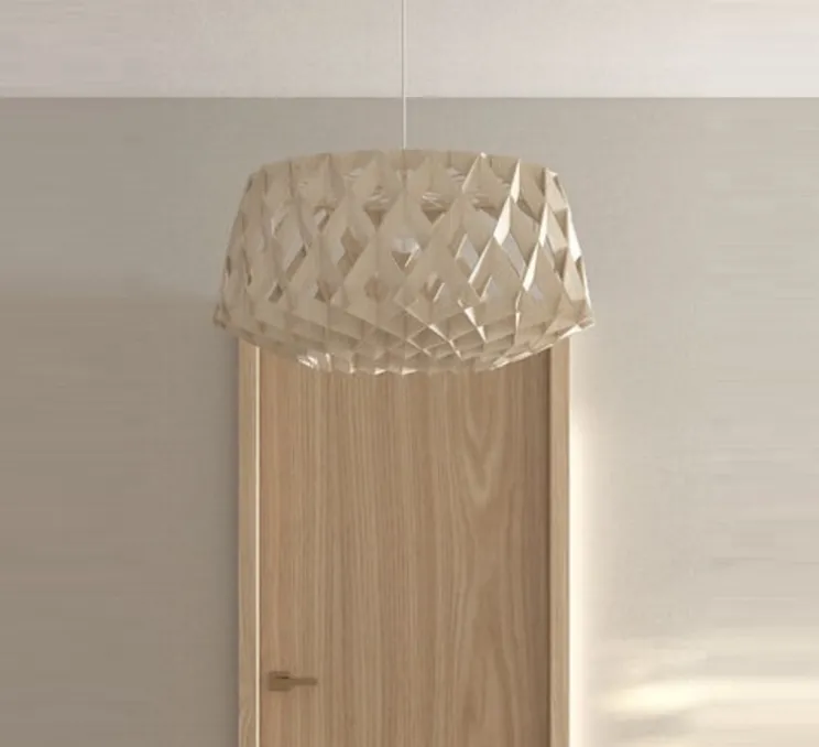 Suspension, Signature 60, bois, bouleau, Ø60cm, H30cm - Pilke