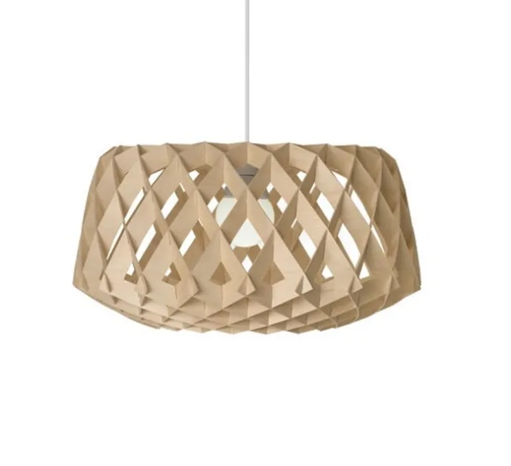 Suspension, Signature 60, bois, bouleau, Ø60cm, H30cm - Pilke