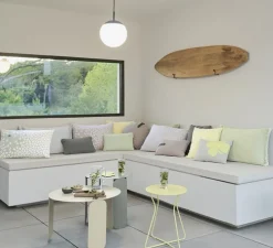 Suspension, Simple D25 MOOON! , Noir Carbone, IP42, LED, 5000K, 1000 lm, Ø25cm, H123cm - Fermob