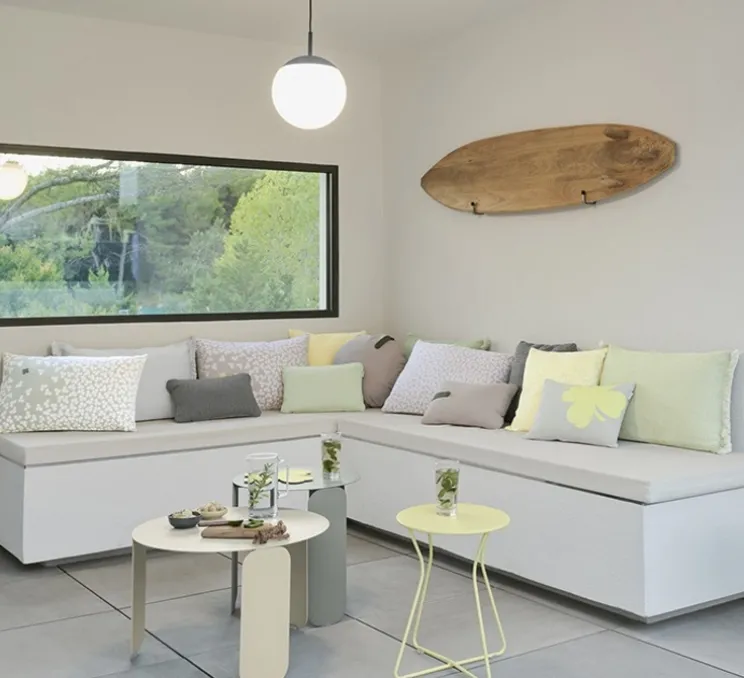 Suspension, Simple D25 MOOON! , Noir Carbone, IP42, LED, 5000K, 1000 lm, Ø25cm, H123cm - Fermob