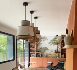 Suspension, Singapour M , nude, Ø40cm, H37cm - Market Set