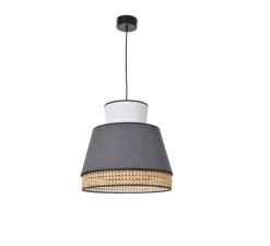 Suspension, Singapour M, gris, blanc, L40cm, Ø37,5cm - Market Set