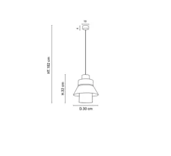 Suspension, Singapour XML, Kaki, curry, Ø30cm, H32cm - Market Set
