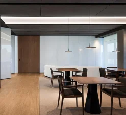 Suspension, Skan 0270, noir, LED, 2700K, 712lm, Ø30cm, H14cm - Vibia