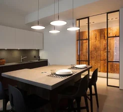 Suspension, Skan 0270, noir, LED, 2700K, 712lm, Ø30cm, H14cm - Vibia