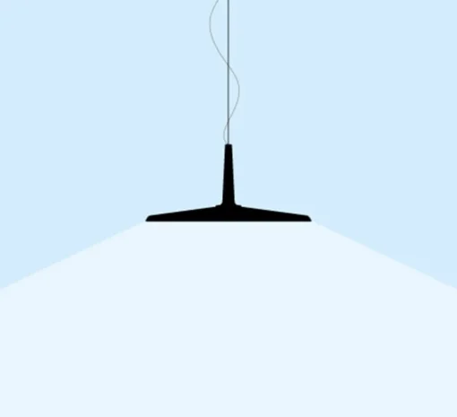 Suspension, Skan 0275, vert, LED, 2700K, 1380lm, Ø60cm, H27cm - Vibia