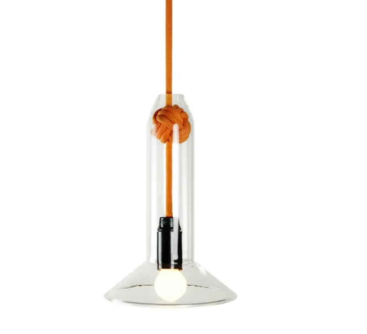 Suspension, Small Knot, orange, H22,4cm, Ø14cm - Vitamin