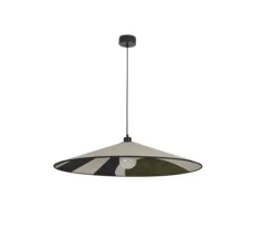 Suspension, Sonia Laudet D80, Bouleau seventies, Ø80cm, H14cm - Market Set