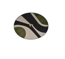 Suspension, Sonia Laudet D80, Bouleau seventies, Ø80cm, H14cm - Market Set