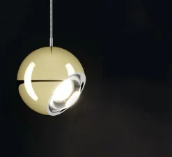 Suspension, Spider avec rosace, champagne mat, LED, 2700K, 1280 lm, Ø12cm, H13cm - Lodes