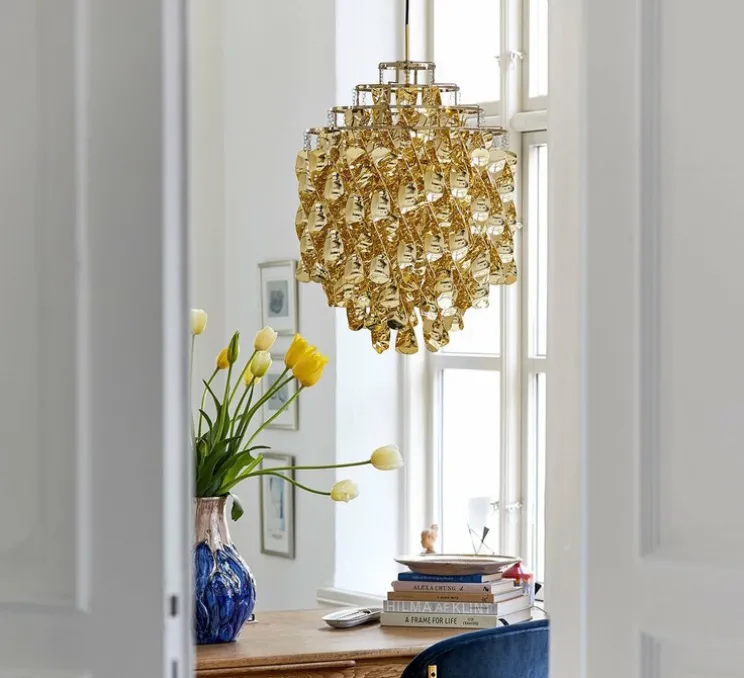 Suspension, Spirale , or, Ø45cm, H65cm - Verpan