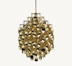 Suspension, Spirale , or, Ø45cm, H65cm - Verpan