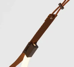 Suspension, Spline, marron, orange, IP65, LED, dim, 2700K, 4000 lm, L450cm, H20cm - Petite Friture