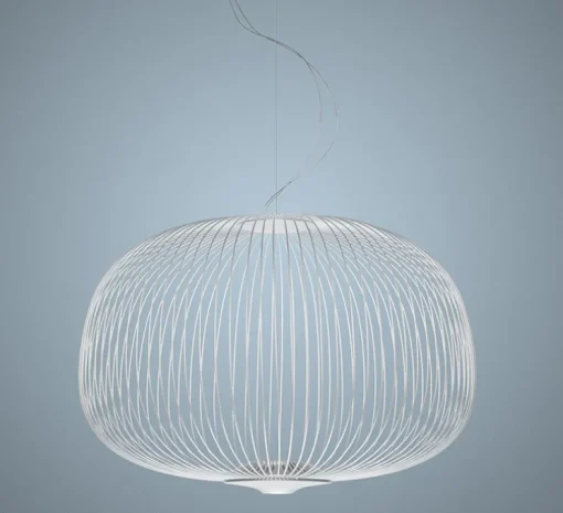 Suspension, Spokes 3, blanc, LED, 2700K, 4080lm, Ø62cm, H42cm - Foscarini