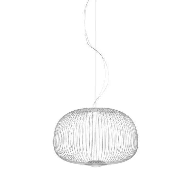 Suspension, Spokes 3, blanc, LED, 2700K, 4080lm, Ø62cm, H42cm - Foscarini