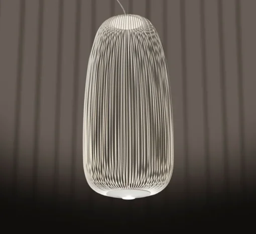 Suspension, Spokes 1, blanc, LED, 2700K, 4080lm, Ø32,5cm, H71cm - Foscarini