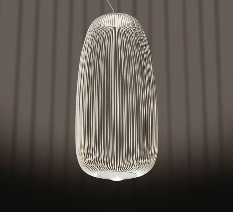 Suspension, Spokes 1, blanc, LED, 2700K, 4080lm, Ø32,5cm, H71cm - Foscarini