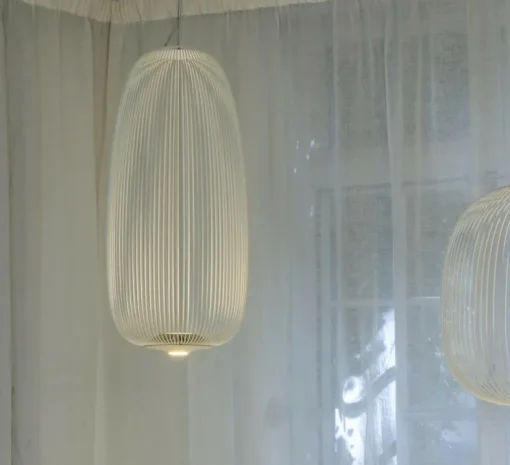 Suspension, Spokes 1, blanc, LED, 2700K, 4080lm, Ø32,5cm, H71cm - Foscarini