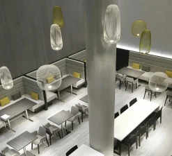 Suspension, Spokes 1, blanc, LED, 2700K, 4080lm, Ø32,5cm, H71cm - Foscarini