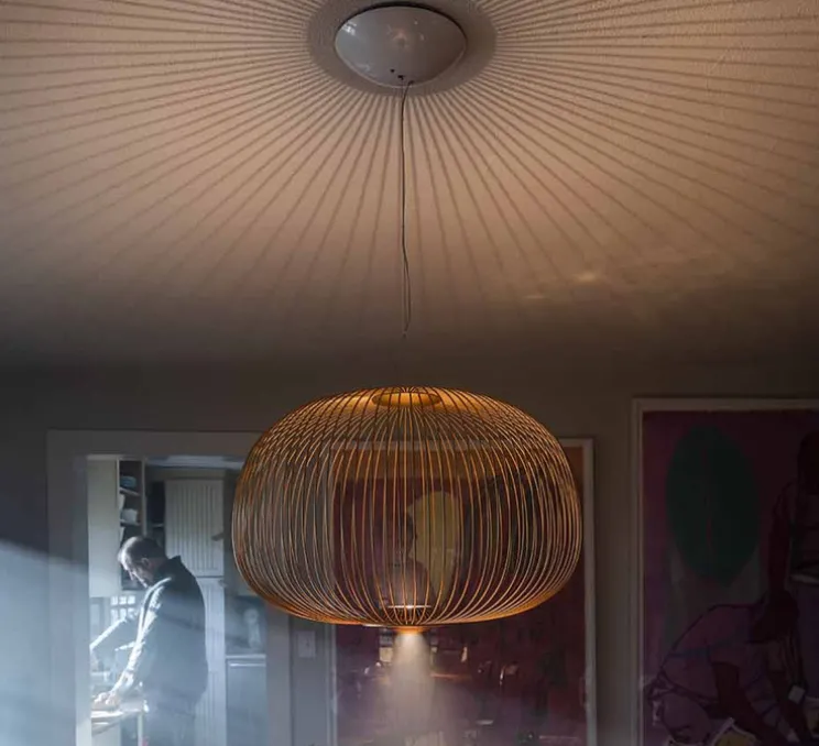 Suspension, Spokes 3 MyLight, cuivre, LED, dim, 2700K, 4080 lm, L61cm, H42cm - Foscarini