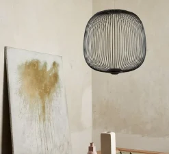 Suspension, Spokes 2, noir, LED, 2700K, 4080lm, Ø52cm, H52,5cm - Foscarini