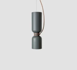 Suspension, Spotlight Volumes, C/D, gris avocat, Ø14cm, H50cm - A-N-D