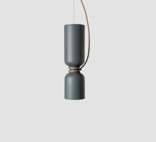 Suspension, Spotlight Volumes, C/D, gris avocat, Ø14cm, H50cm - A-N-D