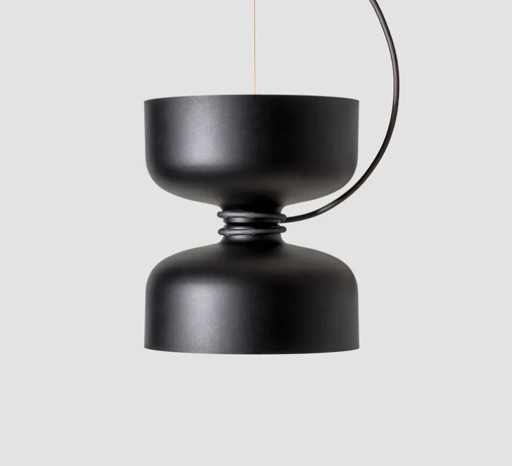 Suspension, Spotlight Volumes, A/A, noir mat, Ø27cm, H30cm - A-N-D