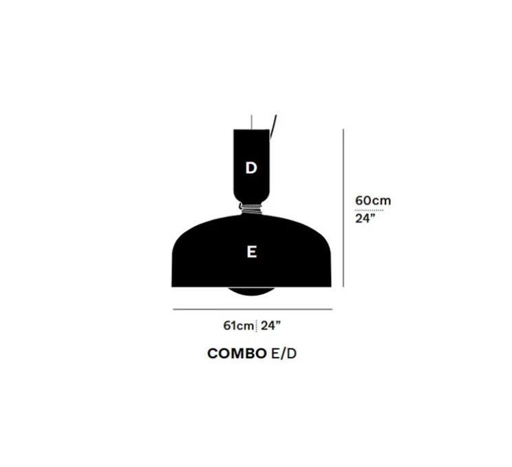 Suspension, Spotlight Volumes, D/E, blanc vanille, Ø61cm, H60cm - A-N-D