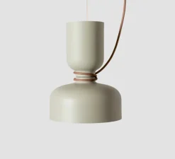 Suspension, Spotlight Volumes, A/C, marron sauge, Ø27cm, H35cm - A-N-D