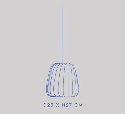 Suspension, ST906, bouleau, Ø23cm, H27cm - Tom Rossau